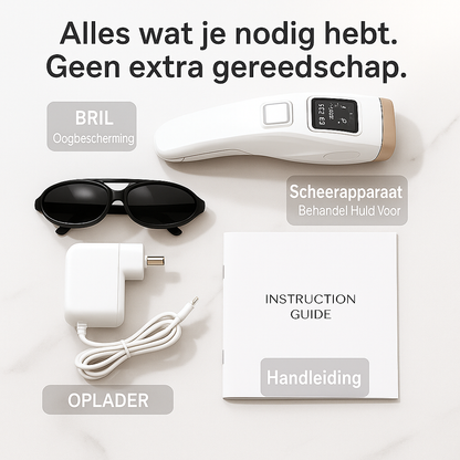 CleanLaser™ 4in1 gekoeld laser ontharing apparaat