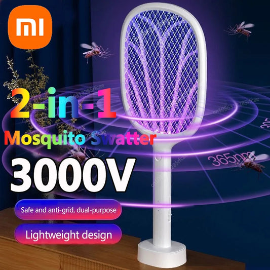 AntiMosquito - 2in1 racket / standaard